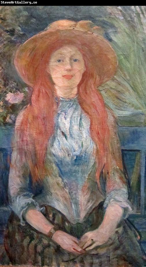 Berthe Morisot Jeune fille dans un parc